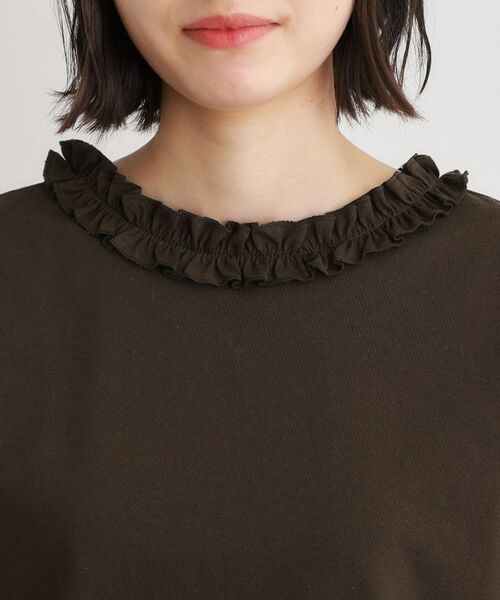 LAURA ASHLEY / ローラ アシュレイ カットソー | 【前後2WAY／洗える／コットン100％／日本製／定番人気！】フリルネックカットソー | 詳細23