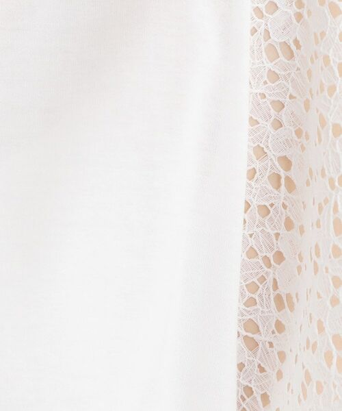 LAURA ASHLEY / ローラ アシュレイ カットソー | 【洗える／コットン100％／日本製】レーススリーブカットソー | 詳細4