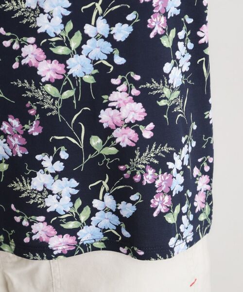 LAURA ASHLEY / ローラ アシュレイ カットソー | 【UVカット／接触冷感】ポリー柄 コットンジャージーTシャツ | 詳細14