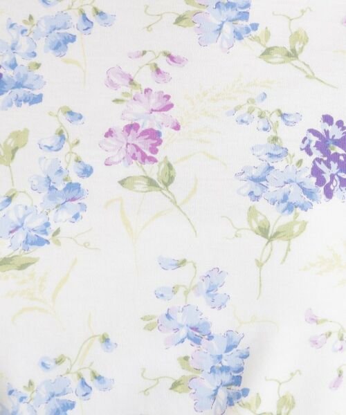 LAURA ASHLEY / ローラ アシュレイ カットソー | 【UVカット／接触冷感】ポリー柄 コットンジャージーTシャツ | 詳細4