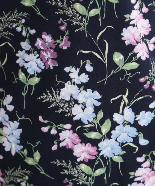 LAURA ASHLEY / ローラ アシュレイ カットソー | 【UVカット／接触冷感】ポリー柄 コットンジャージーTシャツ | 詳細8