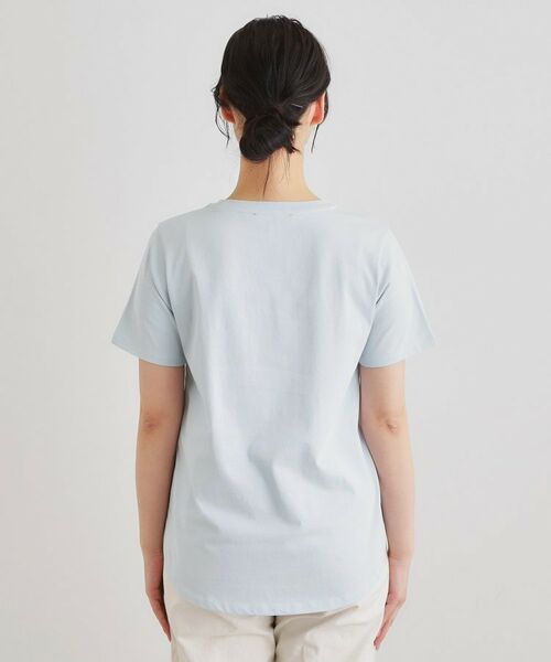 LAURA ASHLEY / ローラ アシュレイ Tシャツ | 【ギフトにおすすめ！5分袖／接触冷感／UVカット】エレンボロー ローズ柄Tシャツ | 詳細23