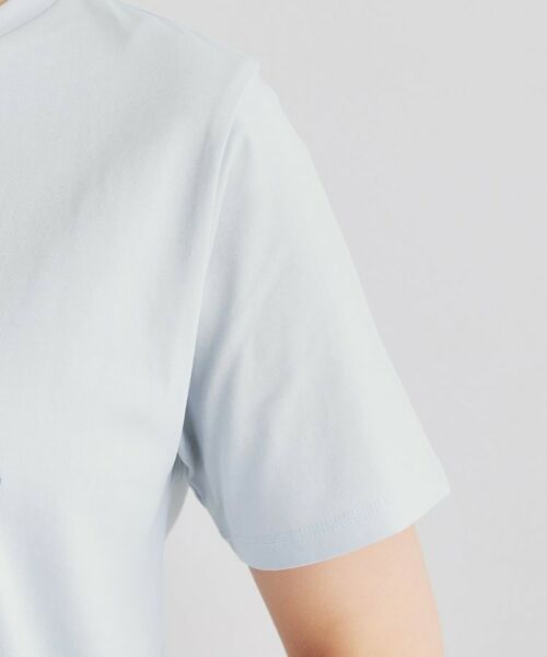 LAURA ASHLEY / ローラ アシュレイ Tシャツ | 【ギフトにおすすめ！5分袖／接触冷感／UVカット】エレンボロー ローズ柄Tシャツ | 詳細25