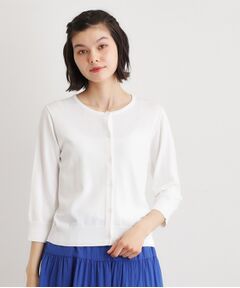 LAURA ASHLEY / ローラ アシュレイ カーディガン・ボレロ | 【定番人気！】クリアボタンカーディガン