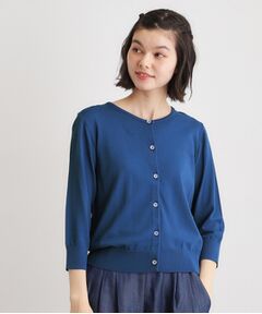 LAURA ASHLEY / ローラ アシュレイ カーディガン・ボレロ | 【定番人気！】クリアボタンカーディガン