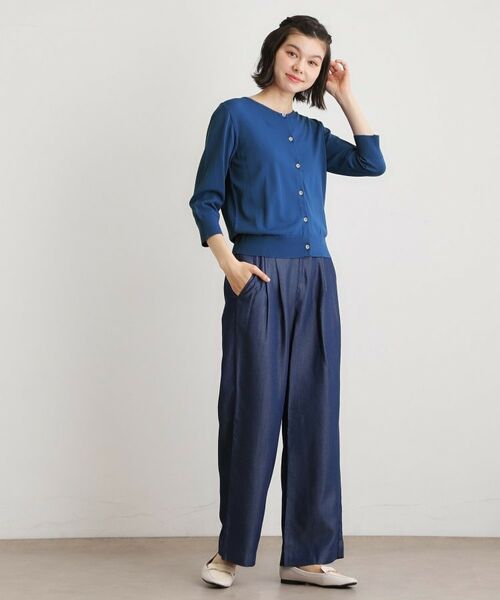 LAURA ASHLEY / ローラ アシュレイ カーディガン・ボレロ | 【定番人気！】クリアボタンカーディガン | 詳細11