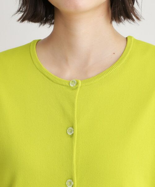 LAURA ASHLEY / ローラ アシュレイ カーディガン・ボレロ | 【定番人気！】クリアボタンカーディガン | 詳細20