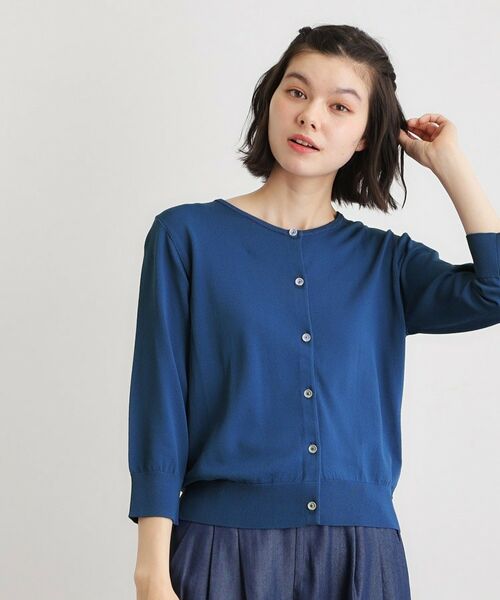 LAURA ASHLEY / ローラ アシュレイ カーディガン・ボレロ | 【定番人気！】クリアボタンカーディガン | 詳細9