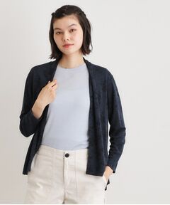 LAURA ASHLEY / ローラ アシュレイ カーディガン・ボレロ | 【冷房・日よけ対策におすすめ／ゆったりシルエット】ポリー柄 ジャージーカーディガン