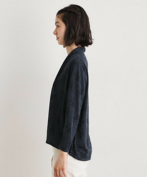 LAURA ASHLEY / ローラ アシュレイ カーディガン・ボレロ | 【冷房・日よけ対策におすすめ／ゆったりシルエット】ポリー柄 ジャージーカーディガン | 詳細10