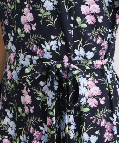 LAURA ASHLEY / ローラ アシュレイ ミニ丈・ひざ丈ワンピース | 【UVカット／接触冷感】ポリー柄 コットンジャージーワンピース | 詳細14