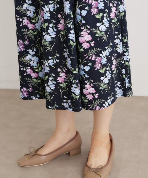 LAURA ASHLEY / ローラ アシュレイ ミニ丈・ひざ丈ワンピース | 【UVカット／接触冷感】ポリー柄 コットンジャージーワンピース | 詳細16