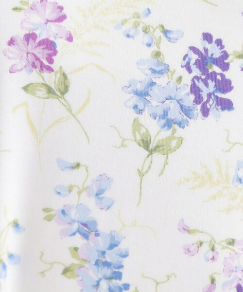 LAURA ASHLEY / ローラ アシュレイ ミニ丈・ひざ丈ワンピース | 【UVカット／接触冷感】ポリー柄 コットンジャージーワンピース | 詳細4