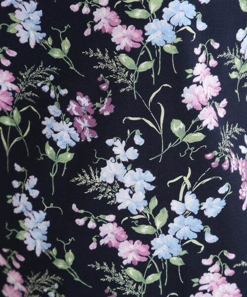 LAURA ASHLEY / ローラ アシュレイ ミニ丈・ひざ丈ワンピース | 【UVカット／接触冷感】ポリー柄 コットンジャージーワンピース | 詳細8