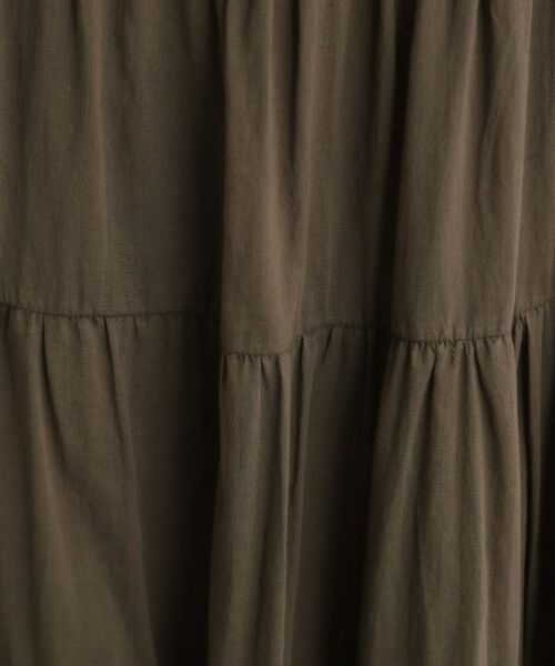 LAURA ASHLEY / ローラ アシュレイ ロング・マキシ丈スカート | 【ウエストゴム仕様／両脇ポケット】コットンボイル ティアードスカート | 詳細4