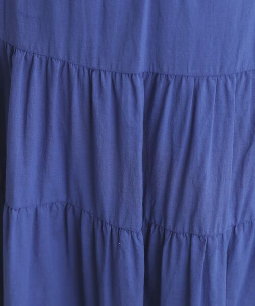 LAURA ASHLEY / ローラ アシュレイ ロング・マキシ丈スカート | 【ウエストゴム仕様／両脇ポケット】コットンボイル ティアードスカート | 詳細8