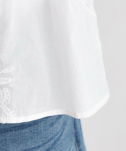 LAURA ASHLEY / ローラ アシュレイ シャツ・ブラウス | 【インド製／コットン100％】リボン＆レースブラウス | 詳細17