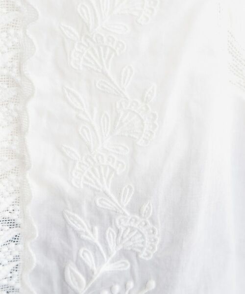 LAURA ASHLEY / ローラ アシュレイ シャツ・ブラウス | 【インド製／コットン100％】リボン＆レースブラウス | 詳細4