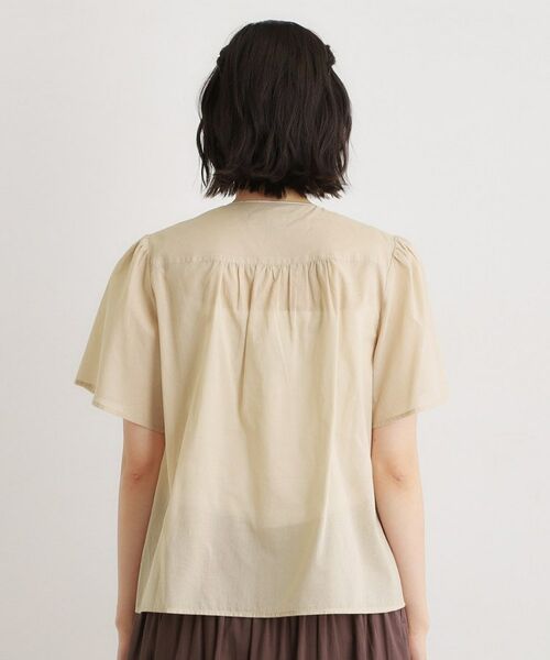 LAURA ASHLEY / ローラ アシュレイ シャツ・ブラウス | 【洗える／コットン100％】ヨーク刺繍ブラウス | 詳細11