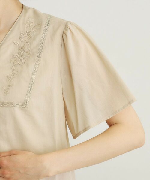 LAURA ASHLEY / ローラ アシュレイ シャツ・ブラウス | 【洗える／コットン100％】ヨーク刺繍ブラウス | 詳細13
