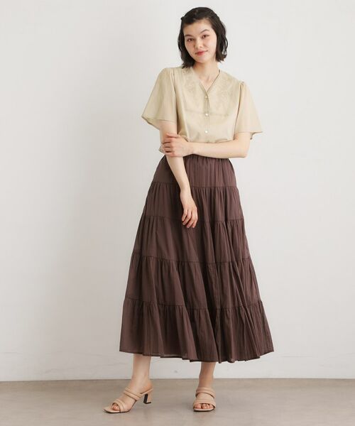 LAURA ASHLEY / ローラ アシュレイ シャツ・ブラウス | 【洗える／コットン100％】ヨーク刺繍ブラウス | 詳細3