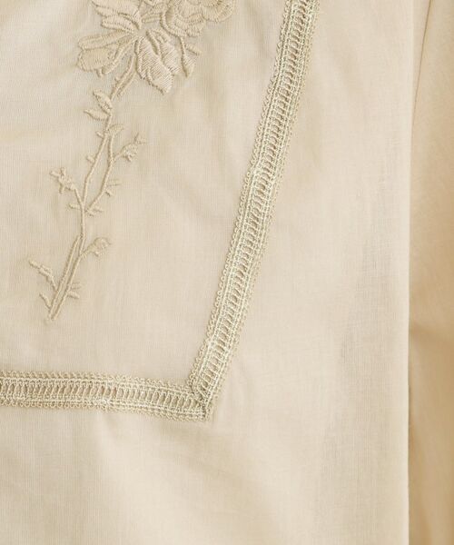 LAURA ASHLEY / ローラ アシュレイ シャツ・ブラウス | 【洗える／コットン100％】ヨーク刺繍ブラウス | 詳細4