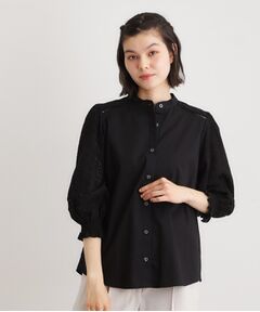 LAURA ASHLEY / ローラ アシュレイ シャツ・ブラウス | 【コットン100％／ゆったりシルエット】ブロダリーアングレーズ コットンブラウス