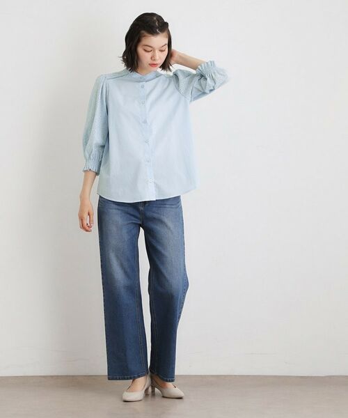 LAURA ASHLEY / ローラ アシュレイ シャツ・ブラウス | 【コットン100％／ゆったりシルエット】ブロダリーアングレーズ コットンブラウス | 詳細10