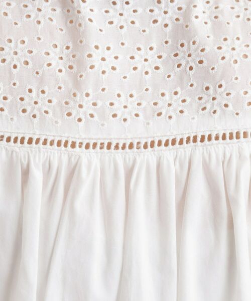 LAURA ASHLEY / ローラ アシュレイ シャツ・ブラウス | 【コットン100％／ゆったりシルエット】ブロダリーアングレーズ コットンブラウス | 詳細4