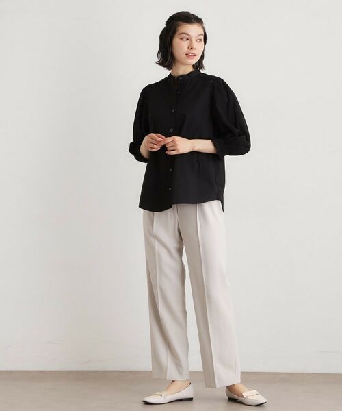 LAURA ASHLEY / ローラ アシュレイ シャツ・ブラウス | 【コットン100％／ゆったりシルエット】ブロダリーアングレーズ コットンブラウス | 詳細6