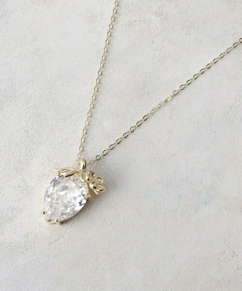 LAURA ASHLEY / ローラ アシュレイ ネックレス・ペンダント・チョーカー | 【ギフトにおすすめ！ジルコニア】いちごネックレス | 詳細1