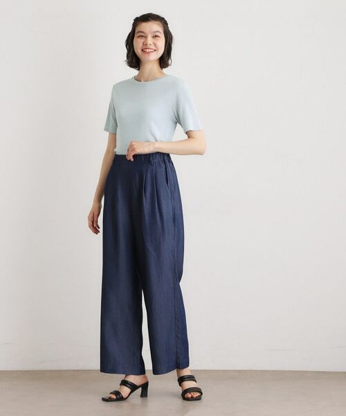 LAURA ASHLEY / ローラ アシュレイ カットソー | 【洗える／日本製素材／半袖／定番人気！】ラメフライスカットソー | 詳細10