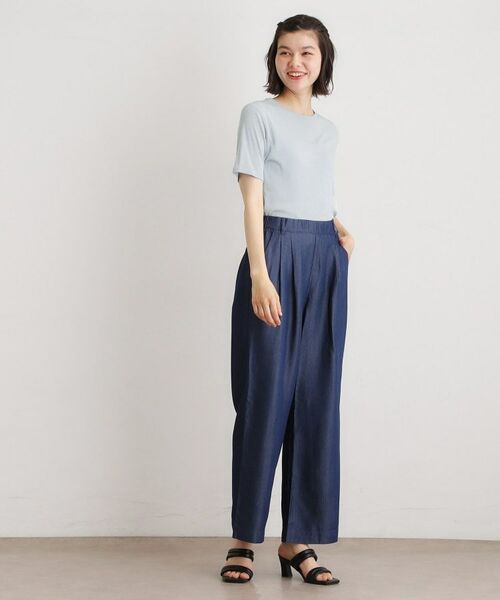 LAURA ASHLEY / ローラ アシュレイ カットソー | 【洗える／日本製素材／半袖／定番人気！】ラメフライスカットソー | 詳細11