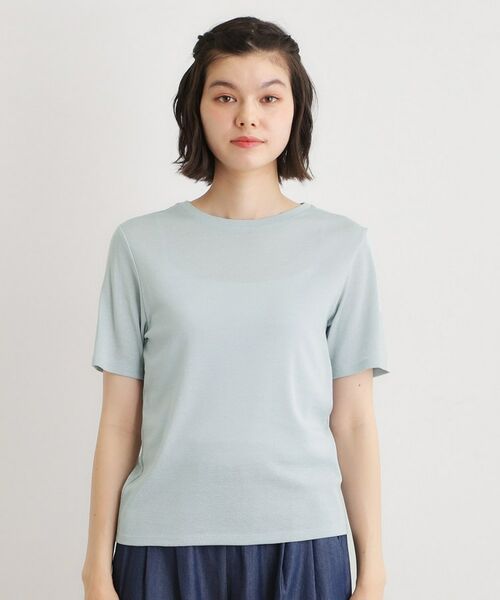 LAURA ASHLEY / ローラ アシュレイ カットソー | 【洗える／日本製素材／半袖／定番人気！】ラメフライスカットソー | 詳細13