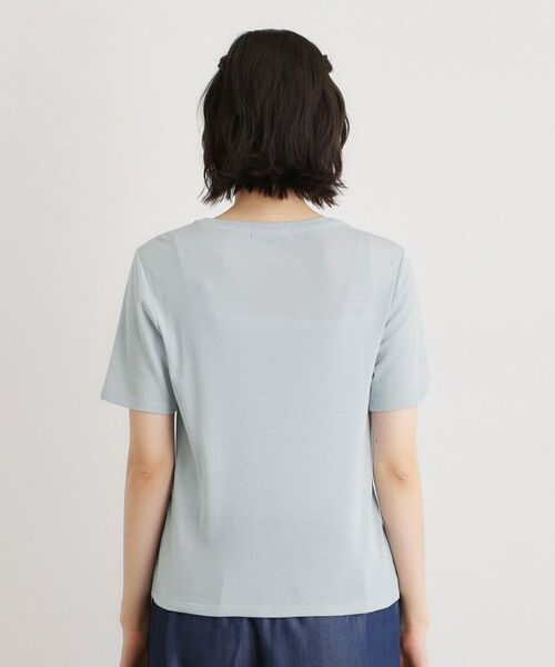 LAURA ASHLEY / ローラ アシュレイ カットソー | 【洗える／日本製素材／半袖／定番人気！】ラメフライスカットソー | 詳細15