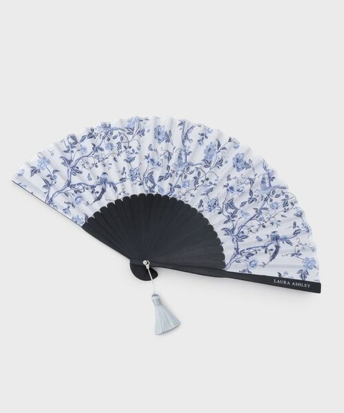 LAURA ASHLEY / ローラ アシュレイ その他小物 | サマー パレス柄 扇子（ギフトボックス付き）（ブルー(192)）