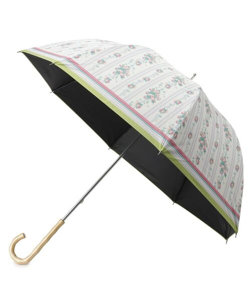 LAURA ASHLEY / ローラ アシュレイ 傘 | ロザリーナストライプ柄 長傘（ピンク(171)）