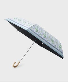 LAURA ASHLEY / ローラ アシュレイ 傘 | ロザリーナストライプ柄 折りたたみ傘