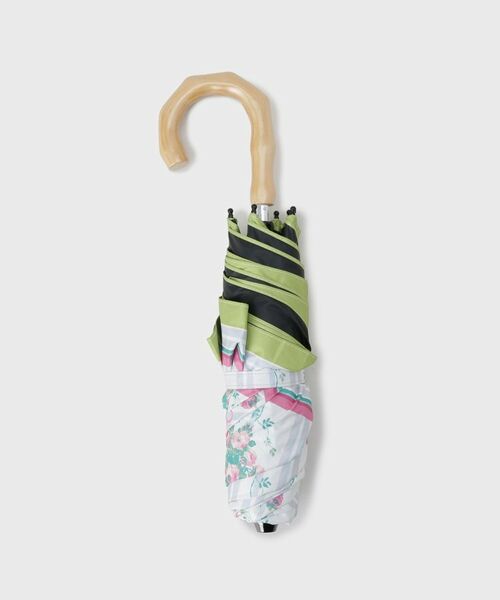 LAURA ASHLEY / ローラ アシュレイ 傘 | ロザリーナストライプ柄 折りたたみ傘 | 詳細1