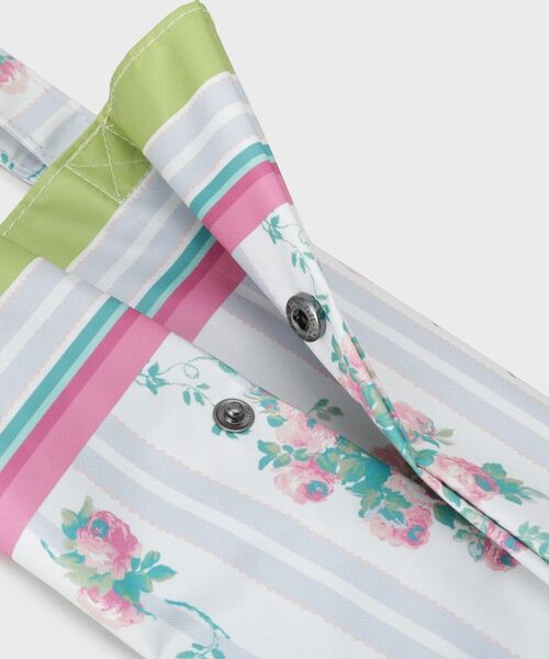 LAURA ASHLEY / ローラ アシュレイ 傘 | ロザリーナストライプ柄 折りたたみ傘 | 詳細3