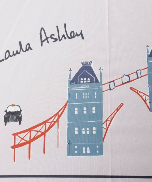 LAURA ASHLEY / ローラ アシュレイ 傘 | ロンドン柄ピンク 長傘 | 詳細4