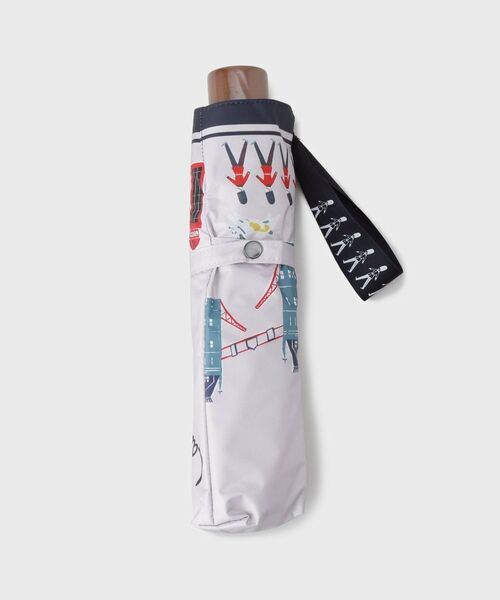 LAURA ASHLEY / ローラ アシュレイ 傘 | ロンドン柄ピンク 折りたたみ傘 | 詳細3