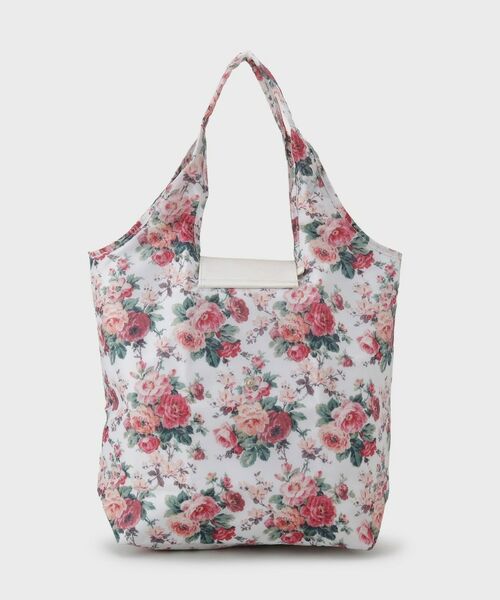 LAURA ASHLEY / ローラ アシュレイ エコバッグ | エレンボロー ローズ柄 マーケットトート | 詳細6