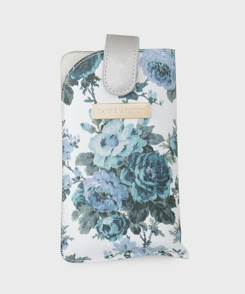 LAURA ASHLEY / ローラ アシュレイ その他小物 | エレンボロー ローズ柄 グラスケース（ブルー(191)）