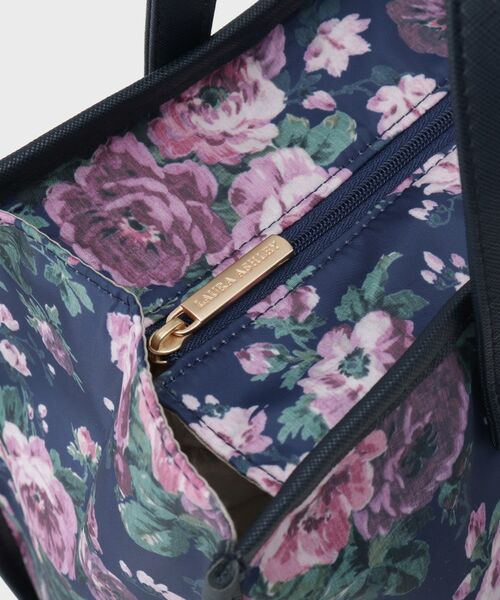 LAURA ASHLEY / ローラ アシュレイ トートバッグ | エレンボロー ローズ柄 スクエアトートバッグ | 詳細14