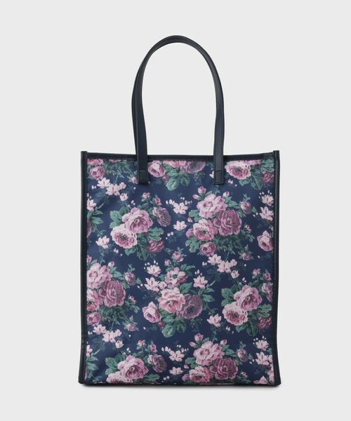 LAURA ASHLEY / ローラ アシュレイ トートバッグ | エレンボロー ローズ柄 スクエアトートバッグ | 詳細7