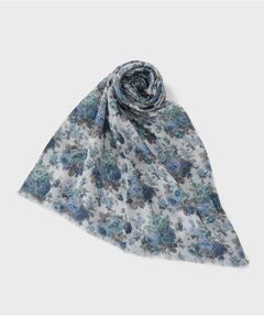 LAURA ASHLEY / ローラ アシュレイ マフラー・ショール・スヌード・ストール | エレンボロー ローズ柄 ガーゼストール