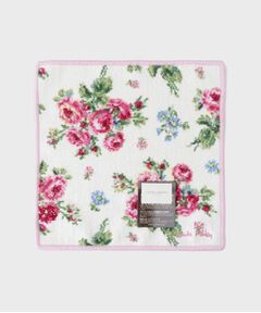 【ギフトにおすすめ！シェニール織】 バンチェッドロージズ ミニタオル