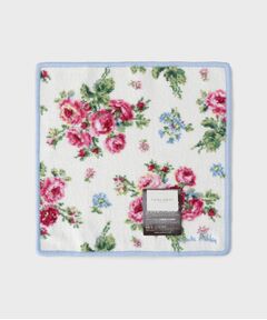 LAURA ASHLEY / ローラ アシュレイ ハンカチ | 【ギフトにおすすめ！シェニール織】 バンチェッドロージズ ミニタオル