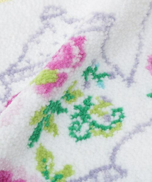 LAURA ASHLEY / ローラ アシュレイ ハンカチ | 【ギフトにおすすめ！シェニール織】 シェニール ティーパーティー ミニタオル | 詳細3